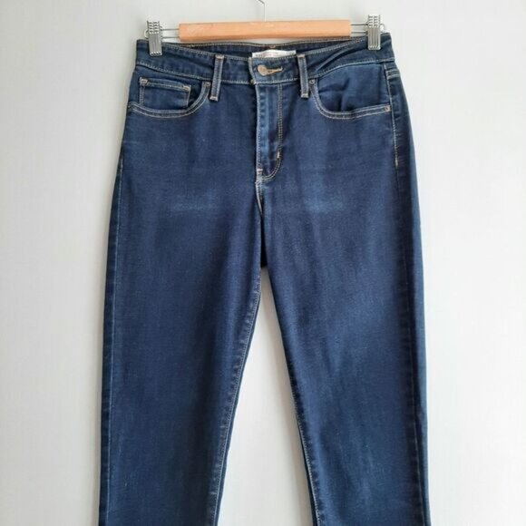 LEVI'S 721 \ High Rise Skinny Medium Blue Wash Sz 28 - Picture 5 of 12